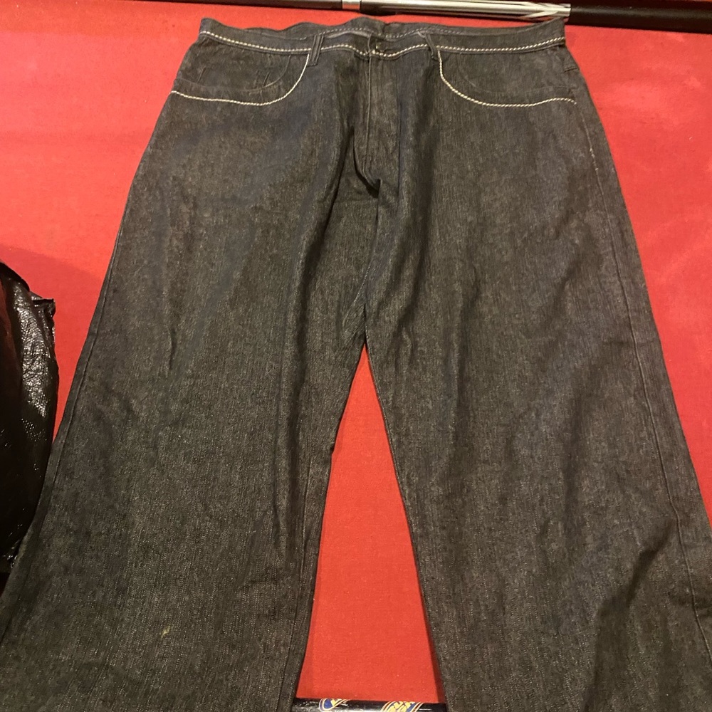baggy embroidered skater jeans